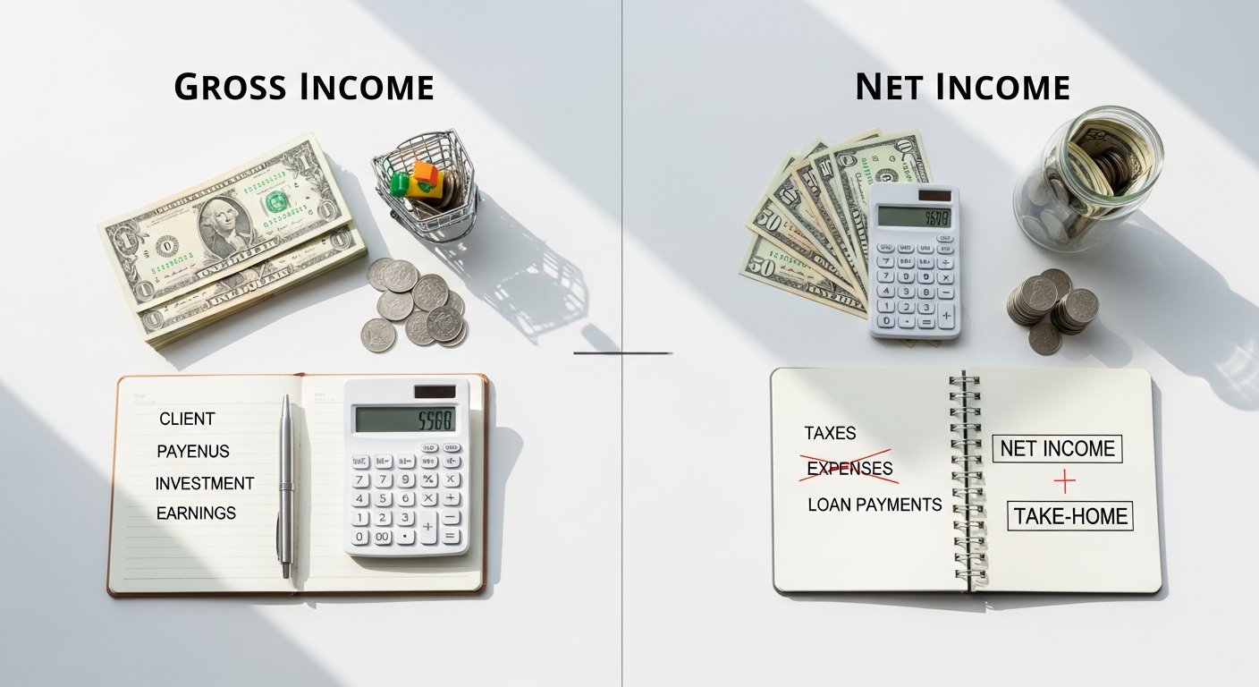 gross vs net income - photo 2 illustration