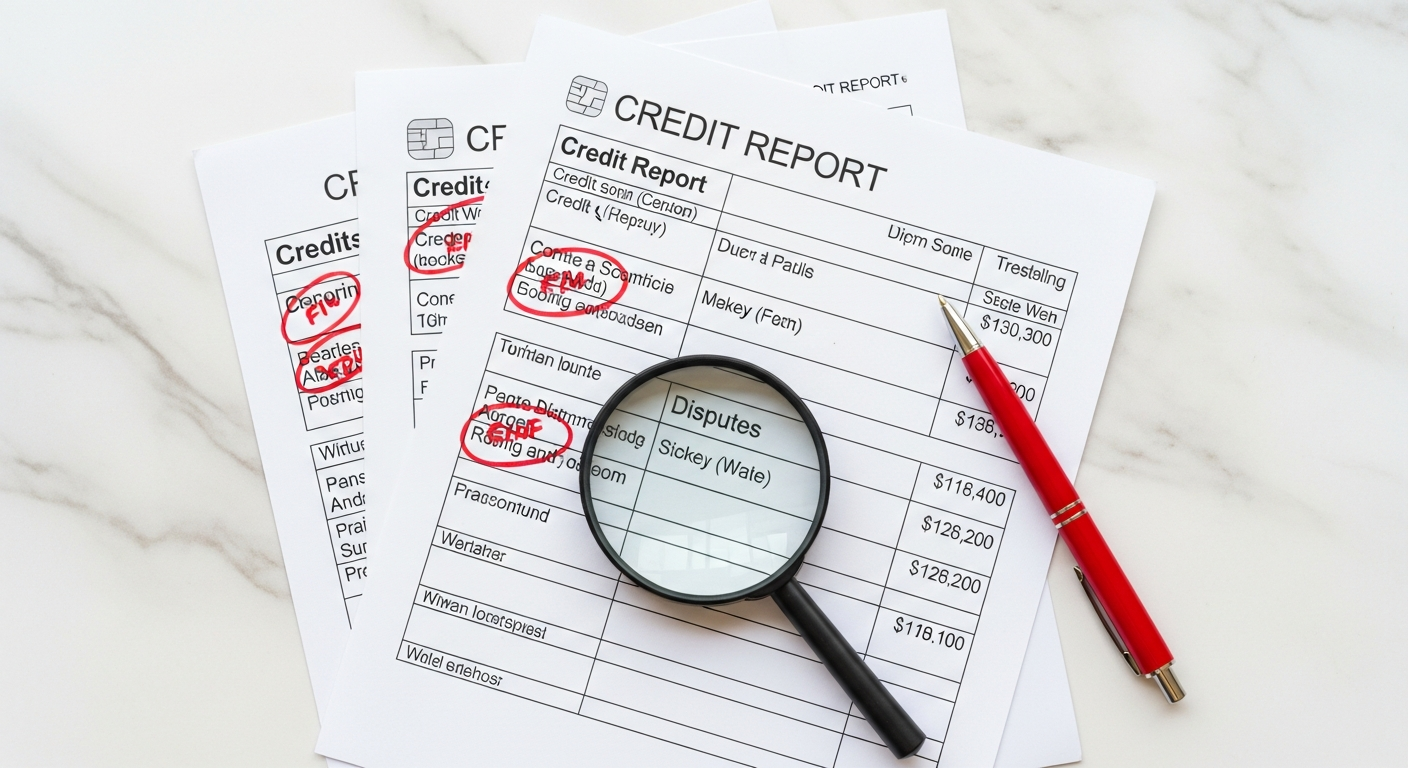 How to Check and Improve Your Credit Report: A Step-by-Step Guide 1 Person reviewing their credit report on a laptop, symbolizing the process of accessing and understanding financial information.