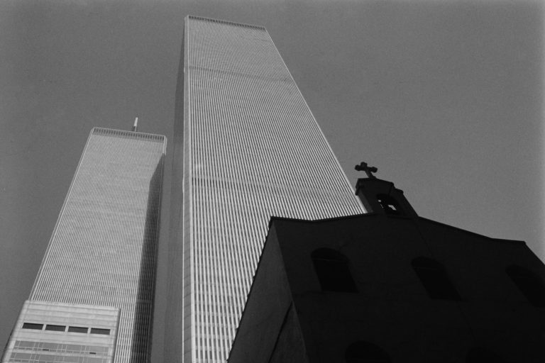 a building with a bird on top